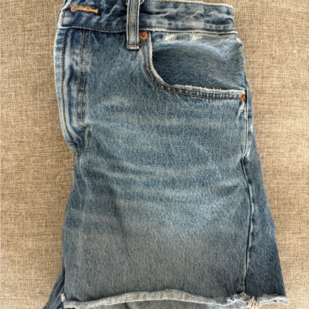 Zara Light Blue Jean Shorts